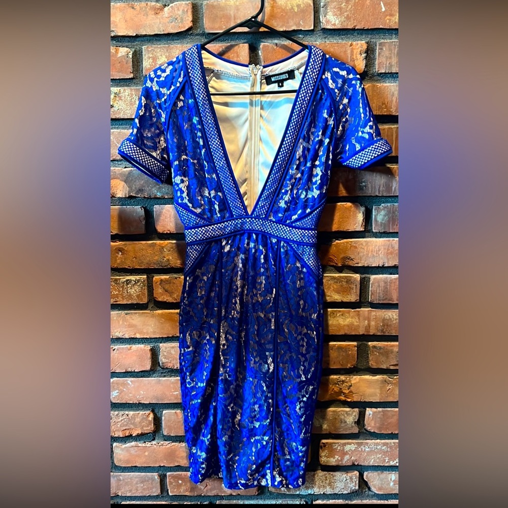 Missguided low cut bodycon dress